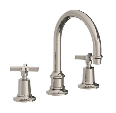 Lefroy Brooks Mackintosh Tubular 3 Hole Basin Tap - Chrome