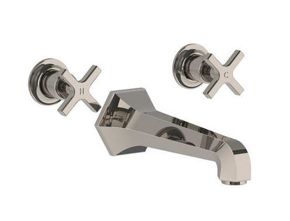 Lefroy Brooks Mackintosh Wall Mounted 3 Hole Bath Mixer Set (choose finish)