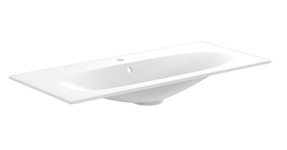 Crosswater Vergo 1000mm Cast Mineral 1 Tap Hole Basin