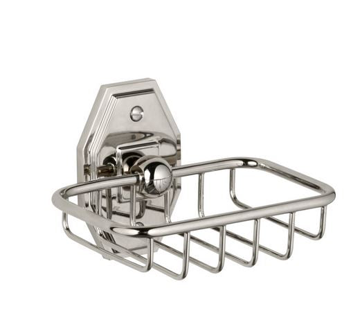 Lefroy Brooks Mackintosh Shower Soap Basket - Chrome