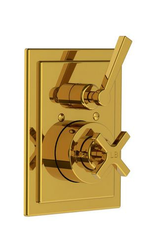 Lefroy Brooks Mackintosh Shower Mixing Valve - Antique Gold