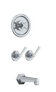 Lefroy Brooks Mackintosh Archipelago Thermostatic Bath Shower Mixer - Silver Nickel
