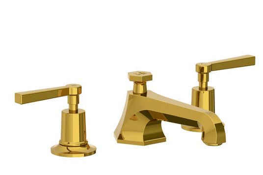Lefroy Brooks Mackintosh Lever 3 Hole Basin Mixer With Pop Up Waste (choose finish)