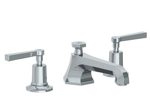 Lefroy Brooks Mackintosh Lever 3 Hole Basin Mixer With Pop Up Waste (choose finish)