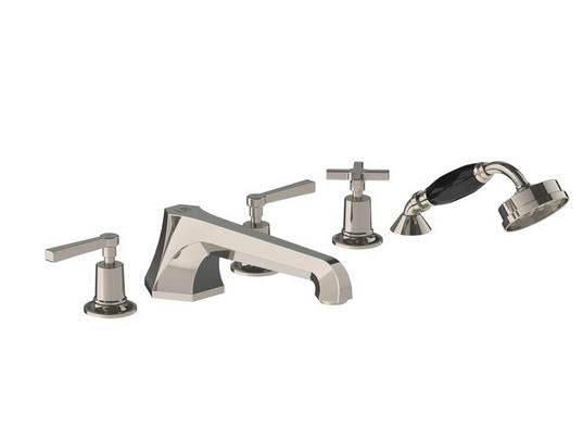 Lefroy Brooks Mackintosh Lever 5 Hole Bath Set with Diverter & Handshower - (choose finish)