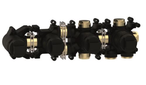 Crosswater Module 2 Outlet Concealed Valve 440