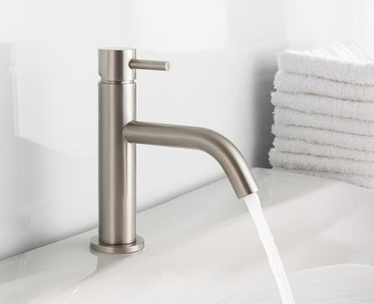 Crosswater MPRO Monobloc Basin Mixer Brushed Stainless Steel