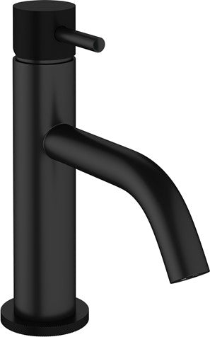 Crosswater MPRO Knurled Monobloc Basin Mixer Matt Black