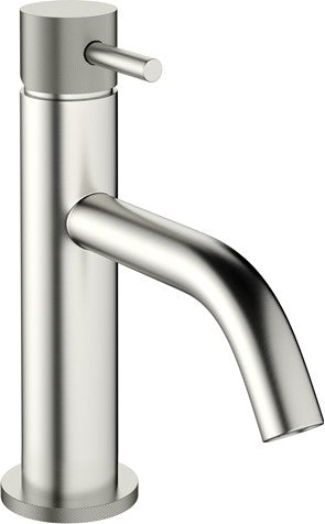 Crosswater MPRO Knurled Monobloc Basin Mixer Brushed