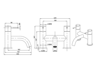 Crosswater MPRO Bath Filler Chrome finish for Your Bathtub