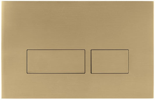Bali Satin Gold Dual Flush Plate
