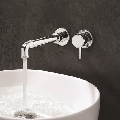 Crosswater MPRO Industrial Wall Mounted Basin Mixer Chrome