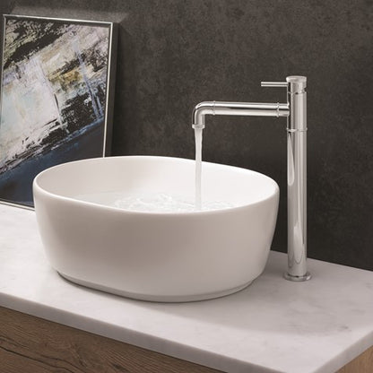 Crosswater MPRO Industrial Tall Monobloc Basin Mixer Chrome