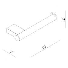 Crosswater MPRO Toilet Roll Holder Brushed Stainless Steel