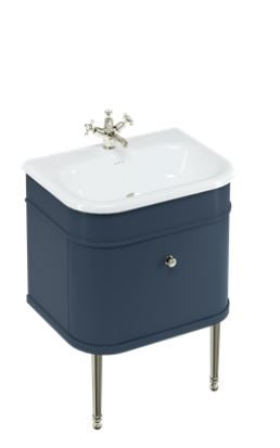 Chalfont 650mm Single Drawer Unit Only - Blue