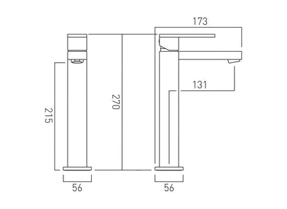 VADO Notion Tall Mono Basin Mixer
