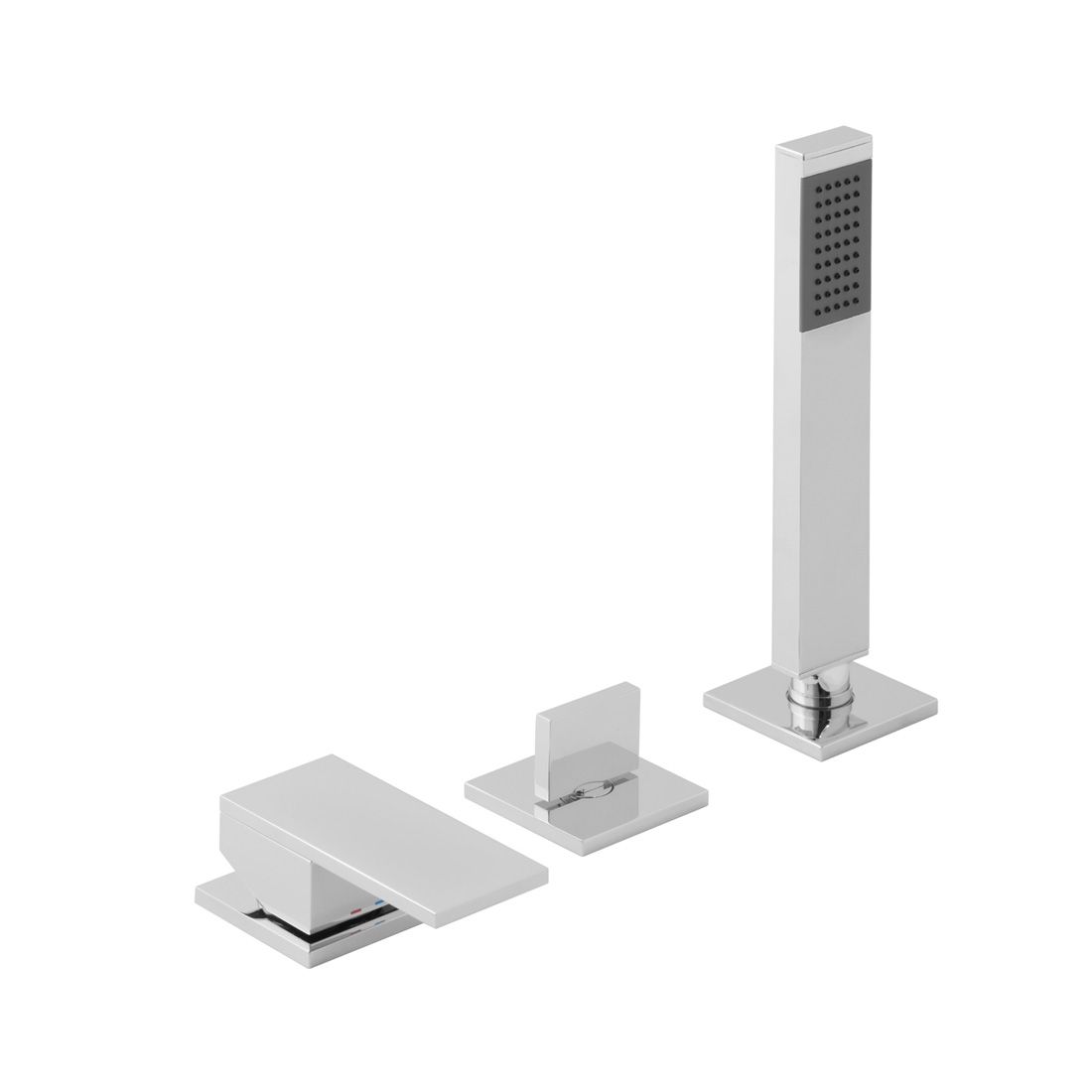 VADO Notion Bath Shower Mixer For Use with Bath Filler Waste and Overflow