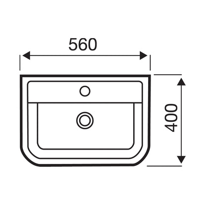 SW6 Options 600 Basin 1TH and Pedestal