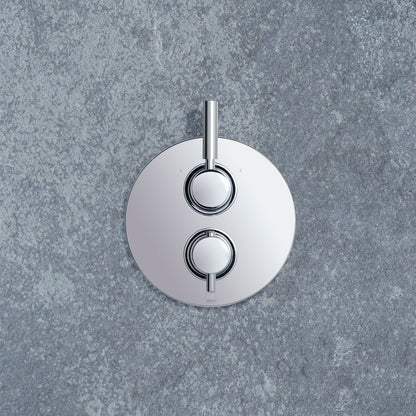 VADO DX Origins DX 2 Outlet Thermostatic Valve - Chrome