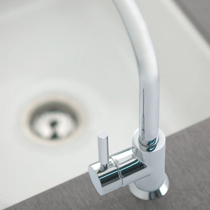 VADO Origins Mono Sink Mixer with Swivel Spout - Chrome