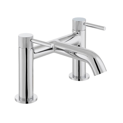 VADO Knurled Accents Slimline Bath Filler