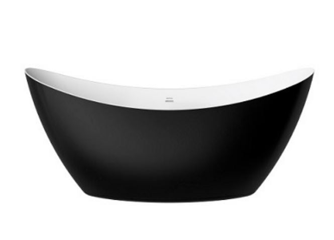 Osterley Freestanding Acryllic Bath Black