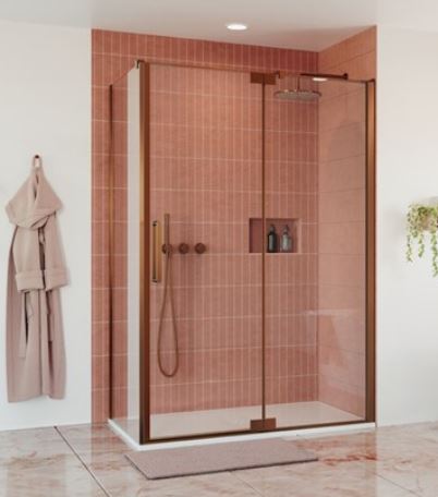 Crosswater Optix 10 Side Panel 900mm Bronze