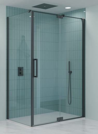 Crosswater Optix Side Panel For Inline Pivot Door 900mm - Slate