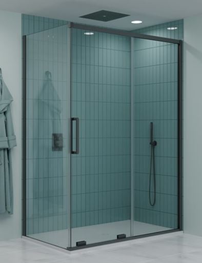 Crosswater Optix 10 Sliding Door Side Panel 800mm Slate