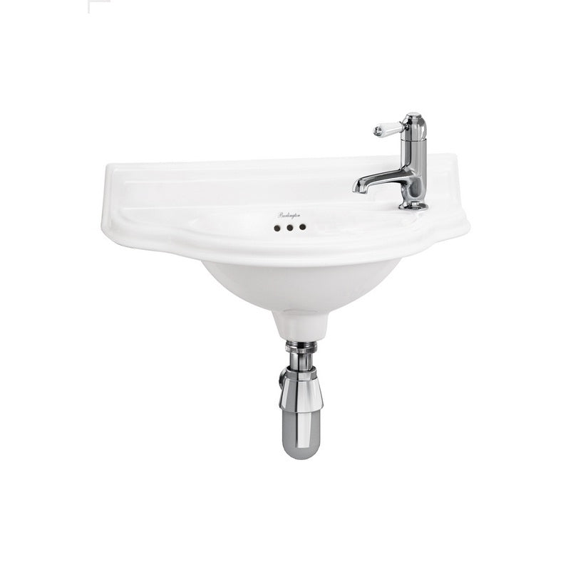 Burlington Small 50.5cm Curved Front Cloakroom Basin