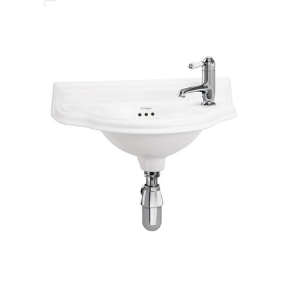 Burlington Small 50.5cm Curved Front Cloakroom Basin