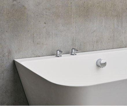 Crosswater ARTIST Grande Back to Wall Bath Freestanding Back To Wall Bath Gloss White