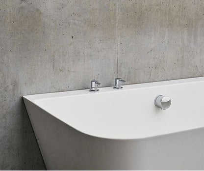 Crosswater ARTIST Grande Back to Wall Bath Freestanding Back To Wall Bath Gloss White