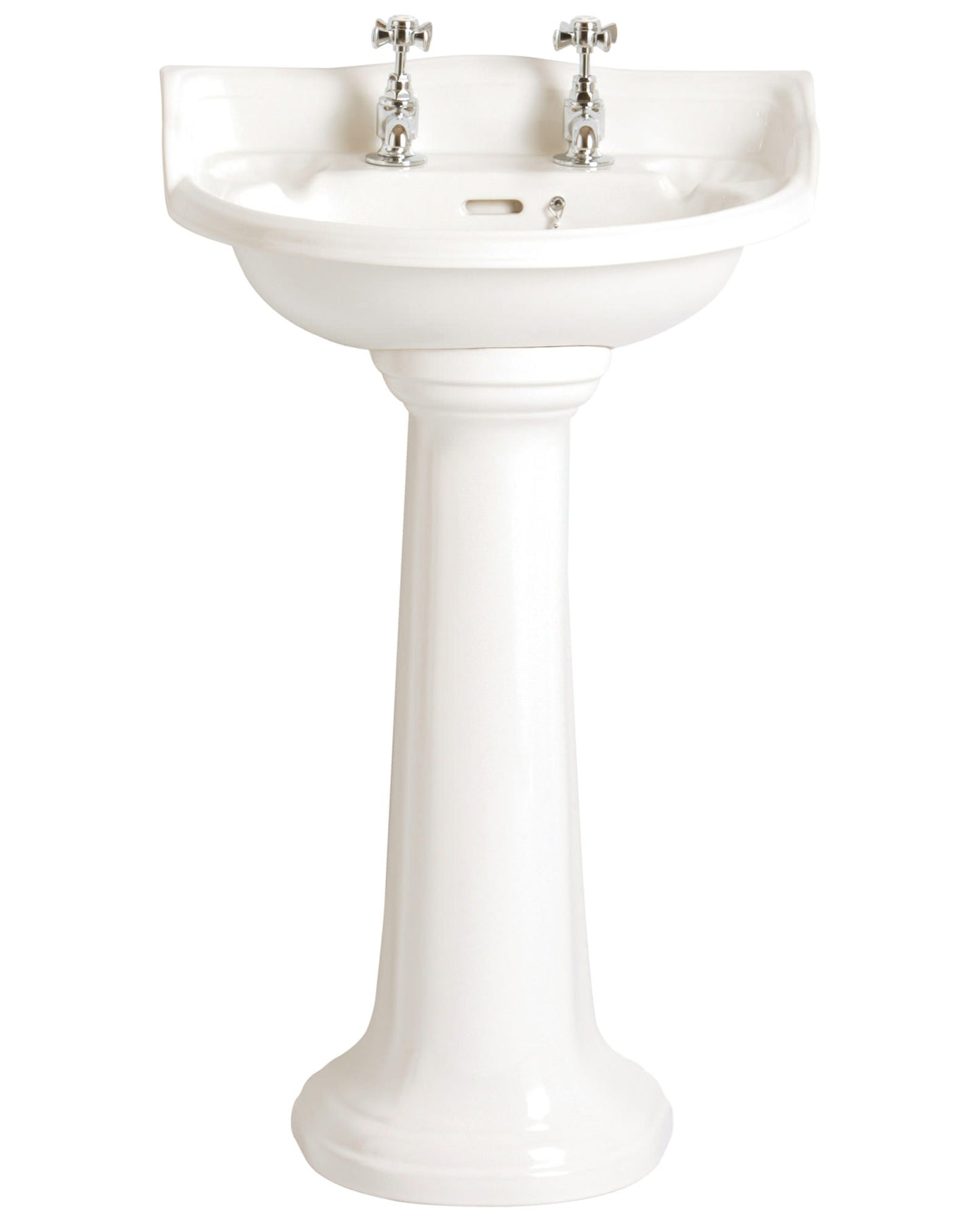 Heritage Dorchester Cloakroom Basin With Full Pedestal 530mm
