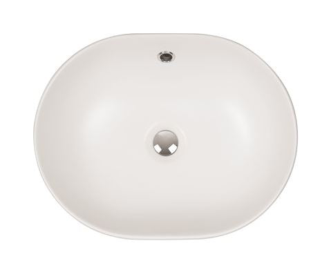Crosswater Pearl Matt White 450 x 350 Countertop Basin