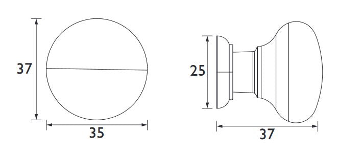 Pewter Door Knob for any door with 5 year Guarantee
