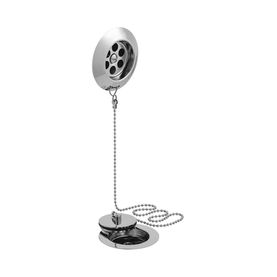 VADO Wastes and Fittings Stowaway bath waste - Chrome Finish