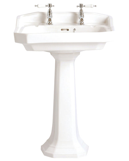 Heritage Granley Standard Basin With Full Pedestal 610mm