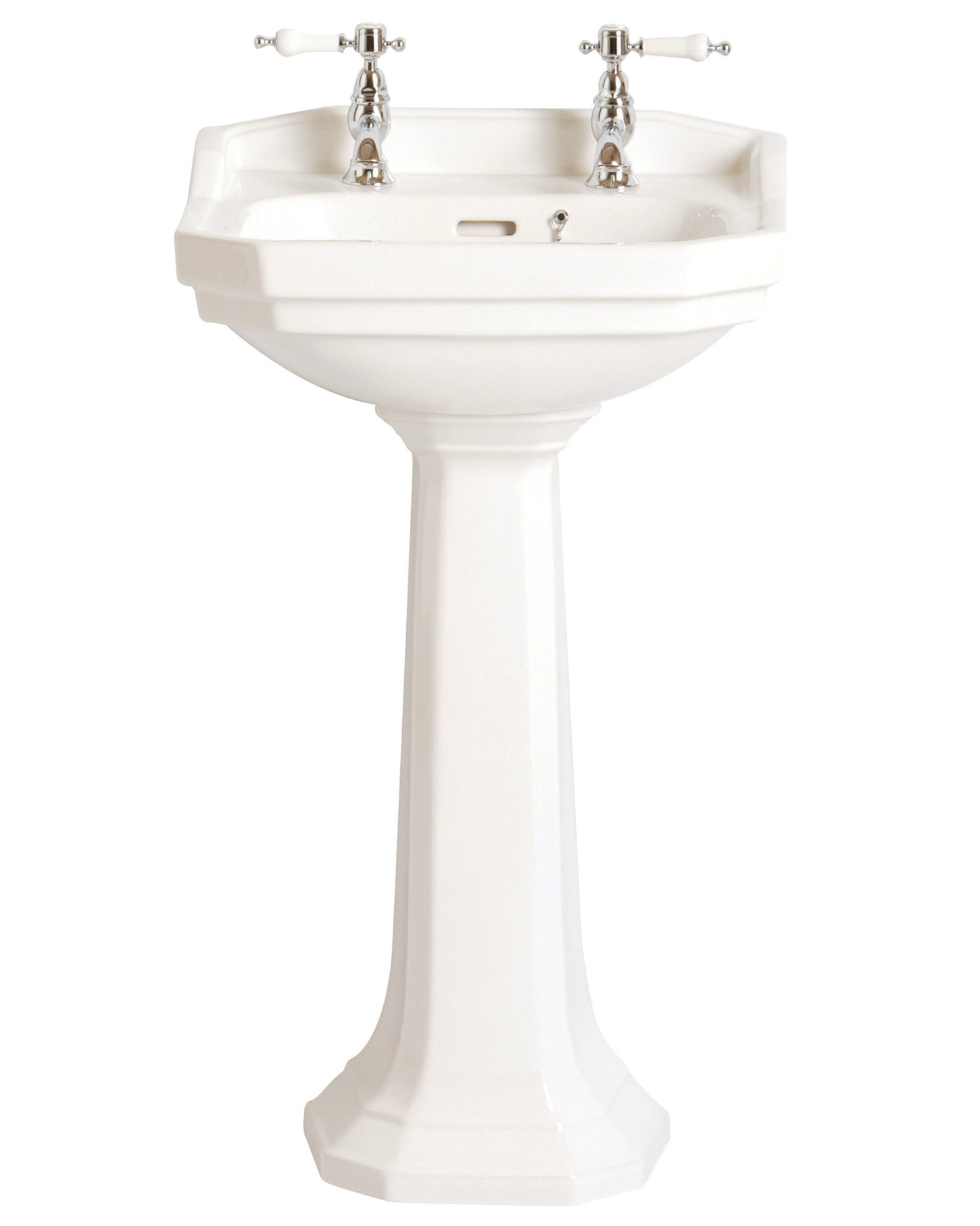 Heritage Granley Cloakroom Basin With Full Pedestal 495mm