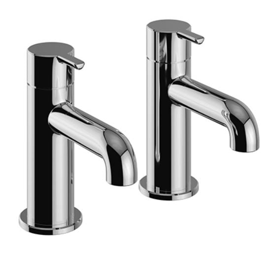 Dartmouth Bath Pillar Taps Chrome