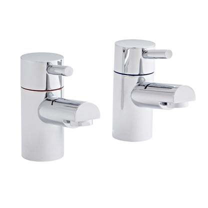 Modern Style SW6 Plan Bath Taps 2 Tap Holes in Chrome Finish