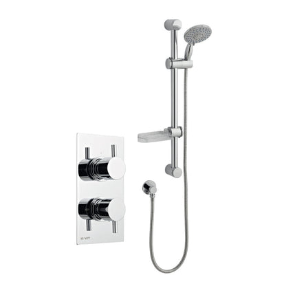 SW6 Plan thermostatic concealed shower with adjustable head Option 1