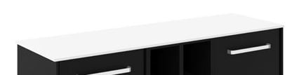 Crosswater Infinity Polar White Worktop 1410mm