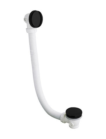 Crosswater Bath Click Clack Waste-Carbon Black