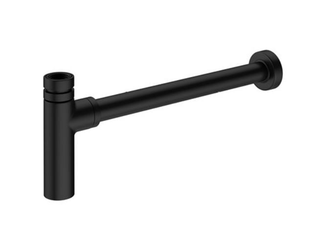 Crosswater MPRO Millennium Bottle Trap With 400mm Extension Pipe Matt Black