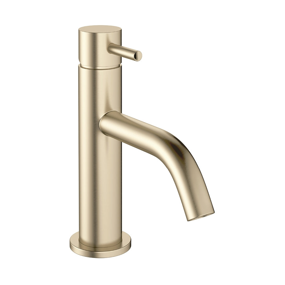 Crosswater MPRO Monobloc Basin Mixer Brushed Brass