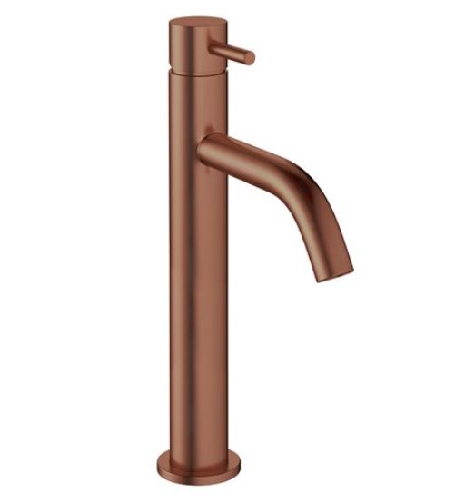 Elevate Your Bath - Crosswater MPRO Tall Basin Mixer Bronze