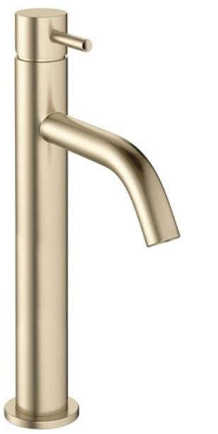 Crosswater MPRO Tall Basin Mixer Brushed Brass