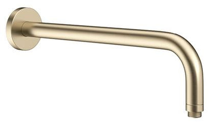 Crosswater Round Shower Arm 330mm Brushed Brass