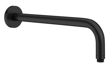 Crosswater Round Shower Arm 330mm Matt Black